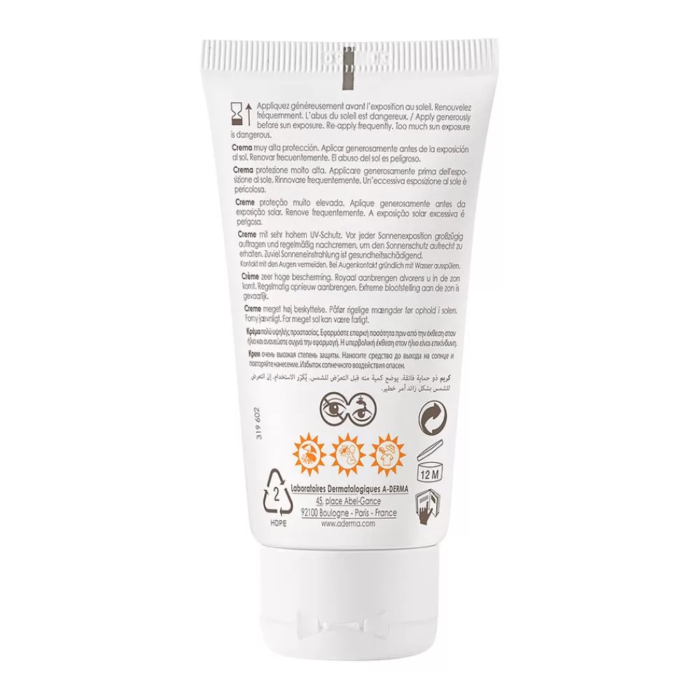 A-Derma Protect Crema Solar Spf50+ Online