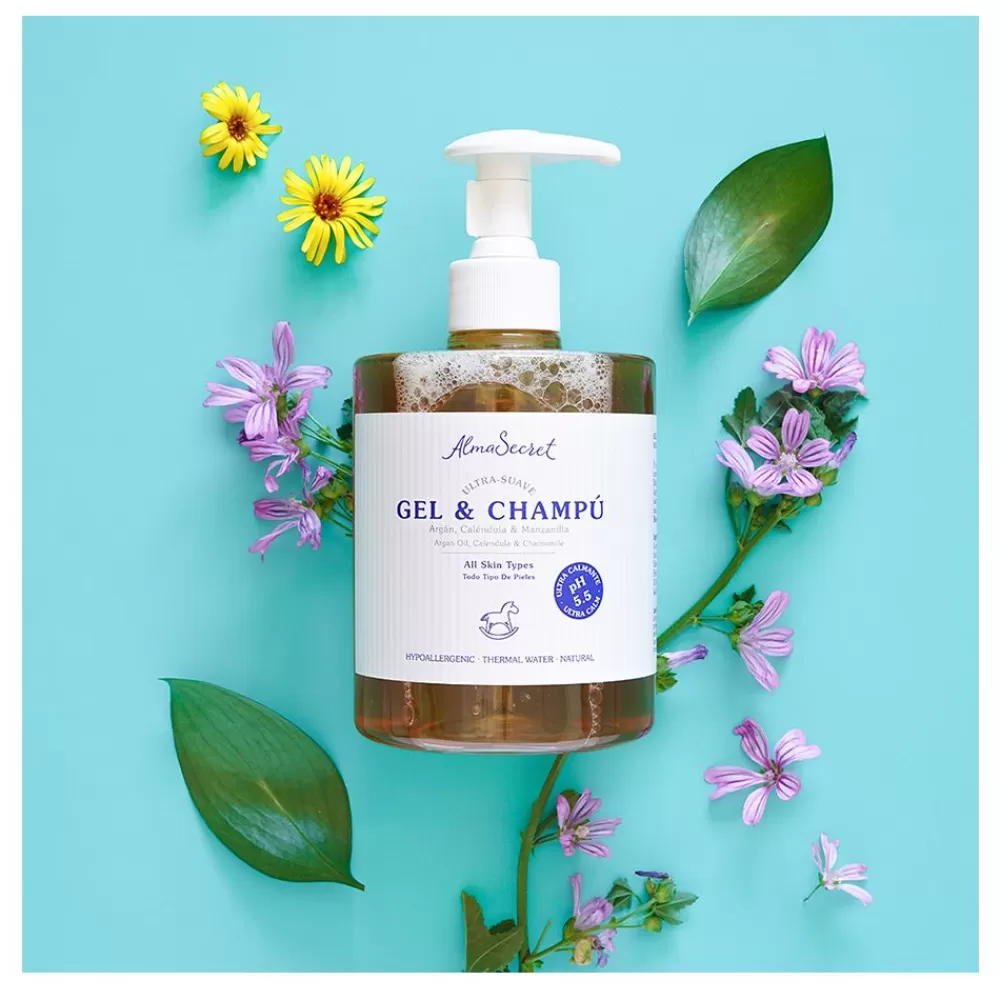 Alma Secret Gel-Champú Suave Con Argan, Calendula & Manzanilla Sale