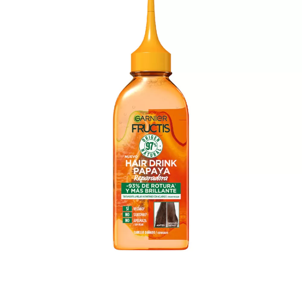 Garnier Fructis Hair Drink Papaya Tratamiento Reparadora New