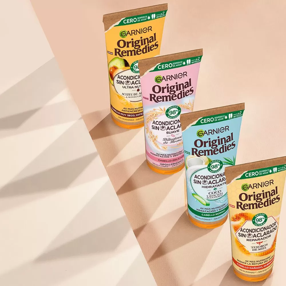 Garnier Original Remedies Coco Y Aloe Vera Acondicionador Sin Aclara Flash Sale
