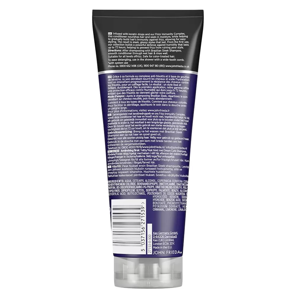 John Frieda Frizz-Ease Brazilian Sleek Acondicionador Clearance