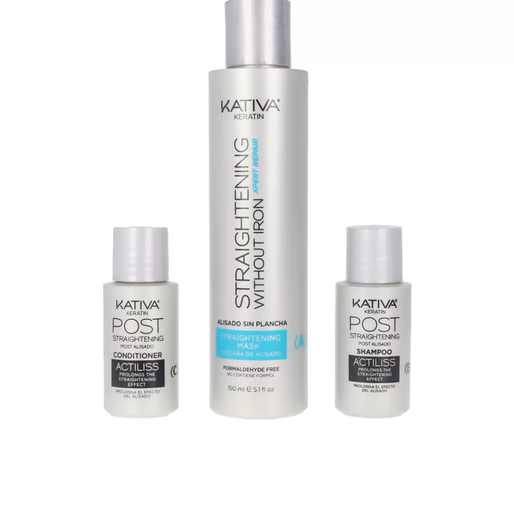 Kativa Keratin Anti-Frizz Alisado Sin Plancha Repara Puntas New