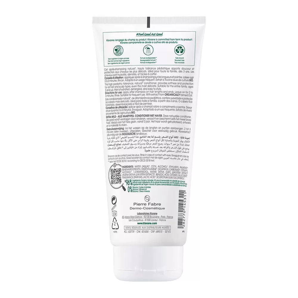 Klorane Ultra-Gentle Conditioner With Oat Milk Hot