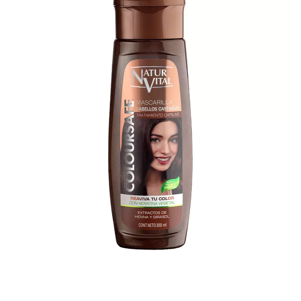 Naturvital Mascarilla Coloursafe Castano Hot