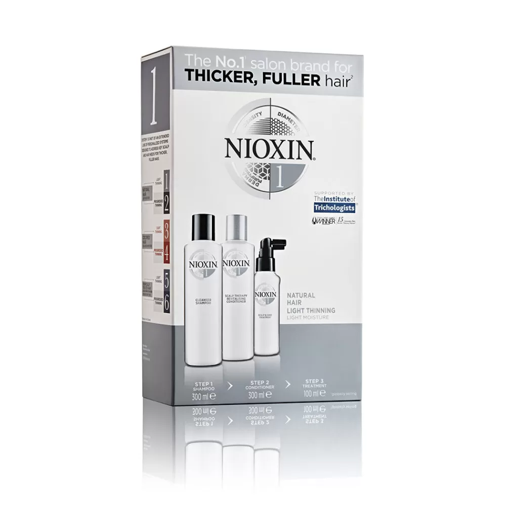 Nioxin Sistema 1 - Champú - Cabello Natural Con Perdida Ligera De Densidad - Paso 1 Sale