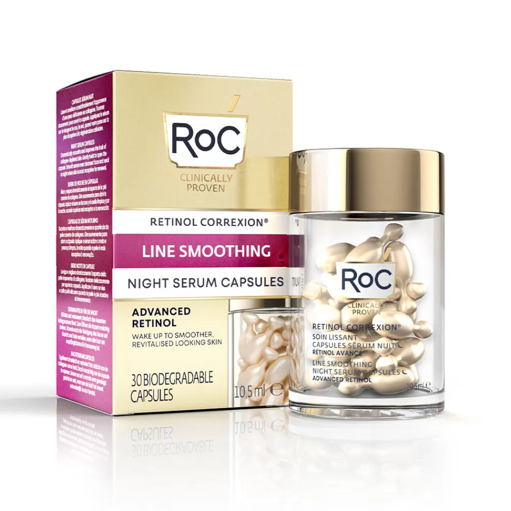 Roc Line Smoothing Advanced Retinol Capsulas Sérum Noche New
