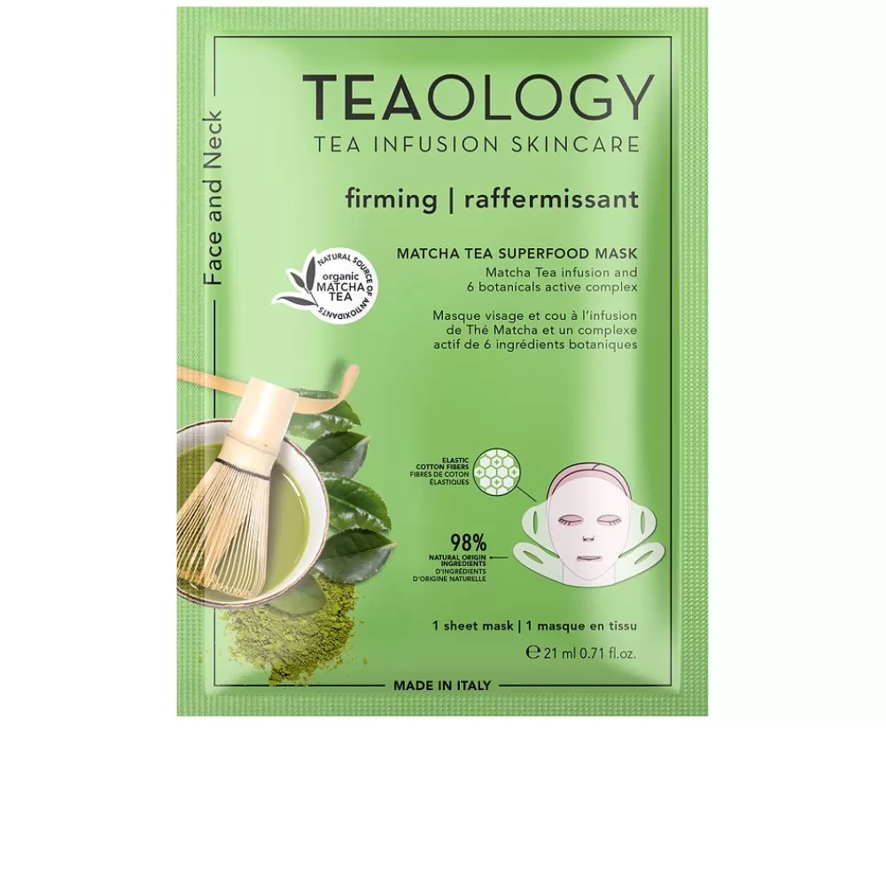 Teaology Face And Neck Matcha Tea Superfood Mask Shop