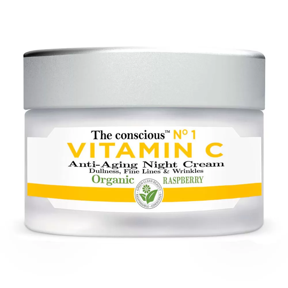 The Conscious™ Vitamin C Anti-Aging Night Cream Organic Raspberry Sale