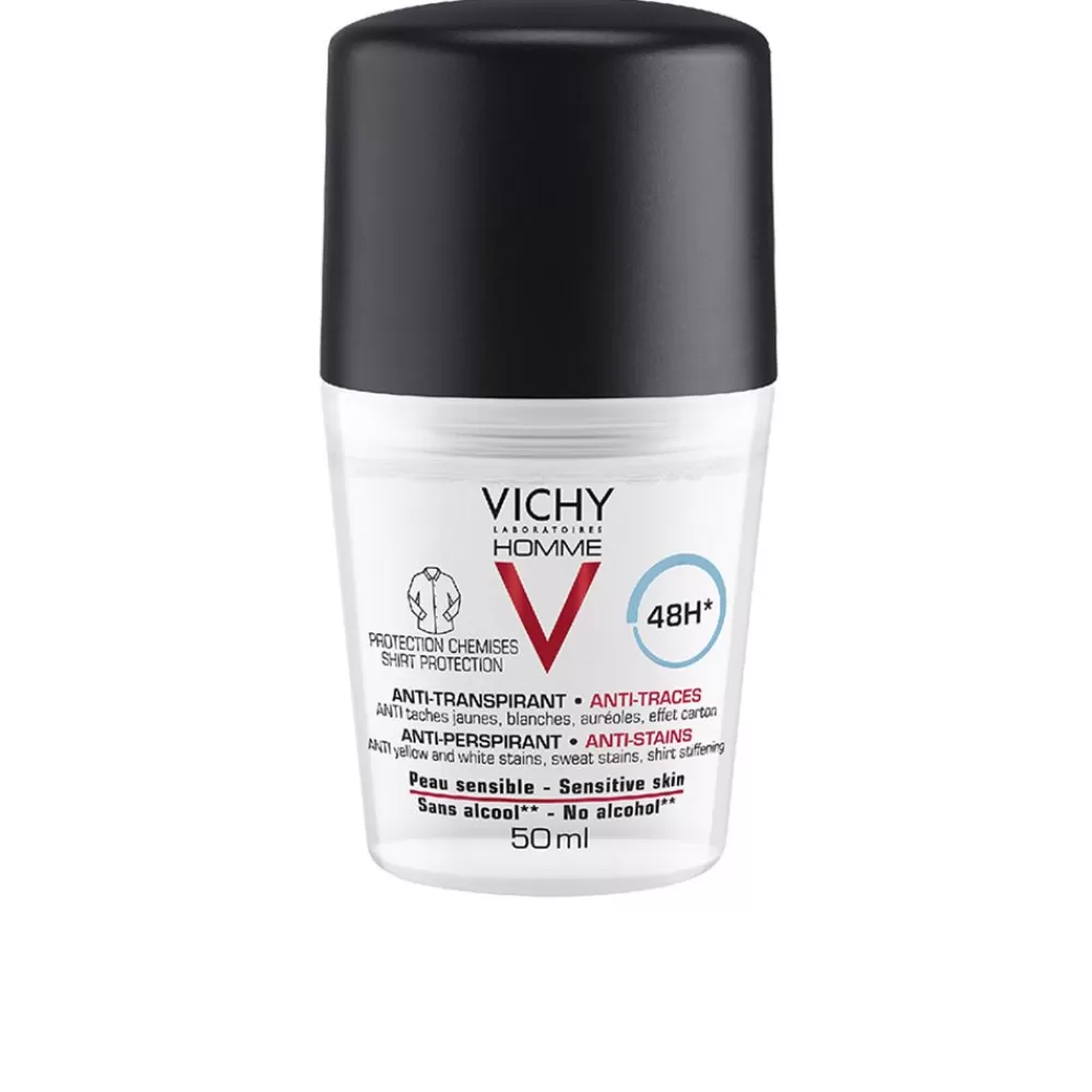 Vichy Laboratoires Homme Anti-Transpirant Anti-Traces 48H Deo Roll-On Hot